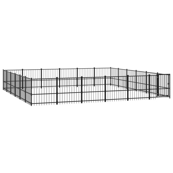 Koiran Ulkohäkki Teräs 33,87 M²