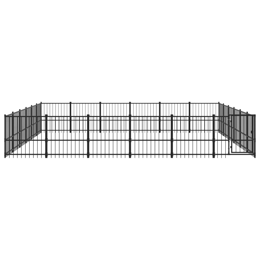 Koiran Ulkohäkki Teräs 33,87 M²
