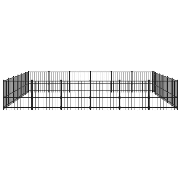 Koiran Ulkohäkki Teräs 33,87 M²