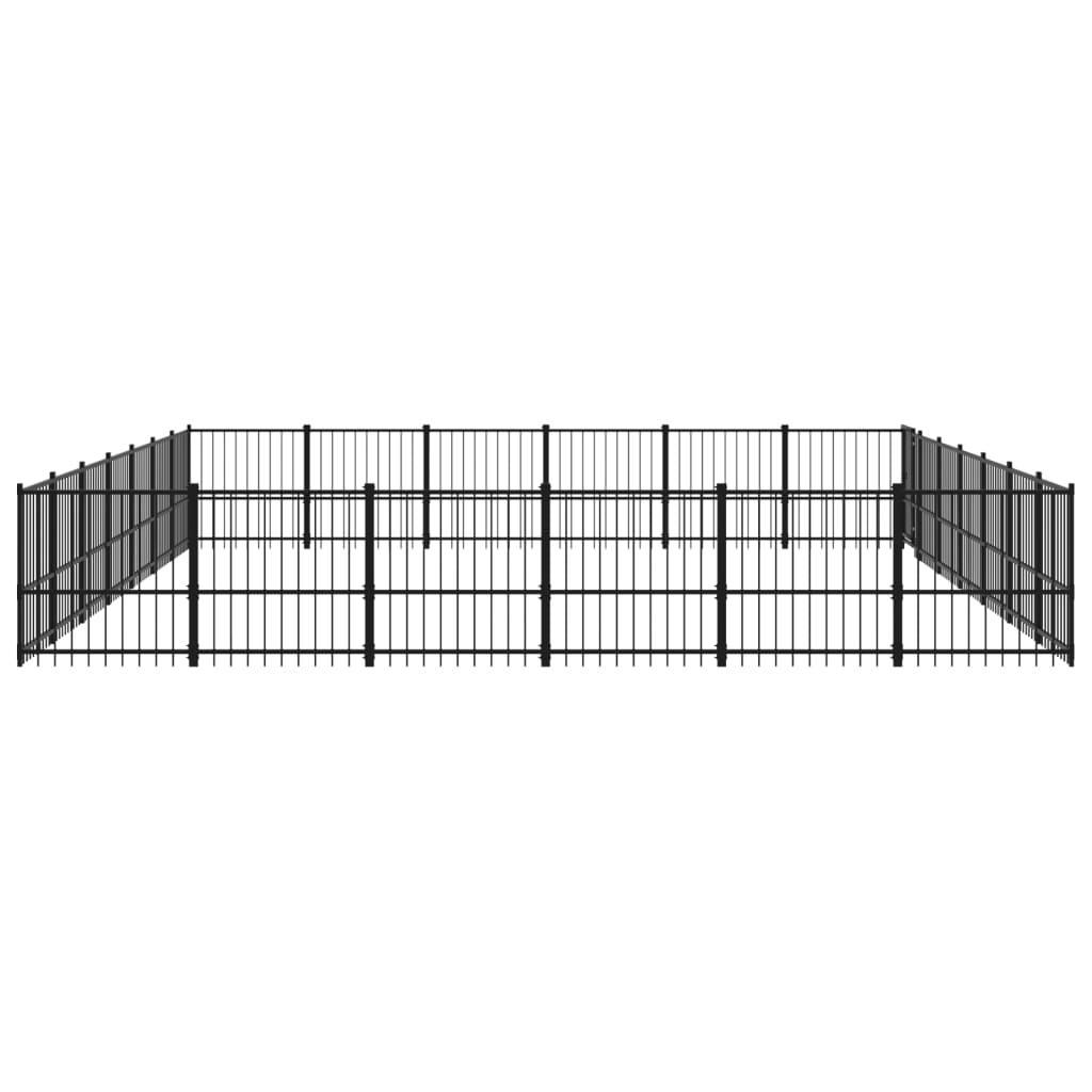 Koiran Ulkohäkki Teräs 39,52 M²