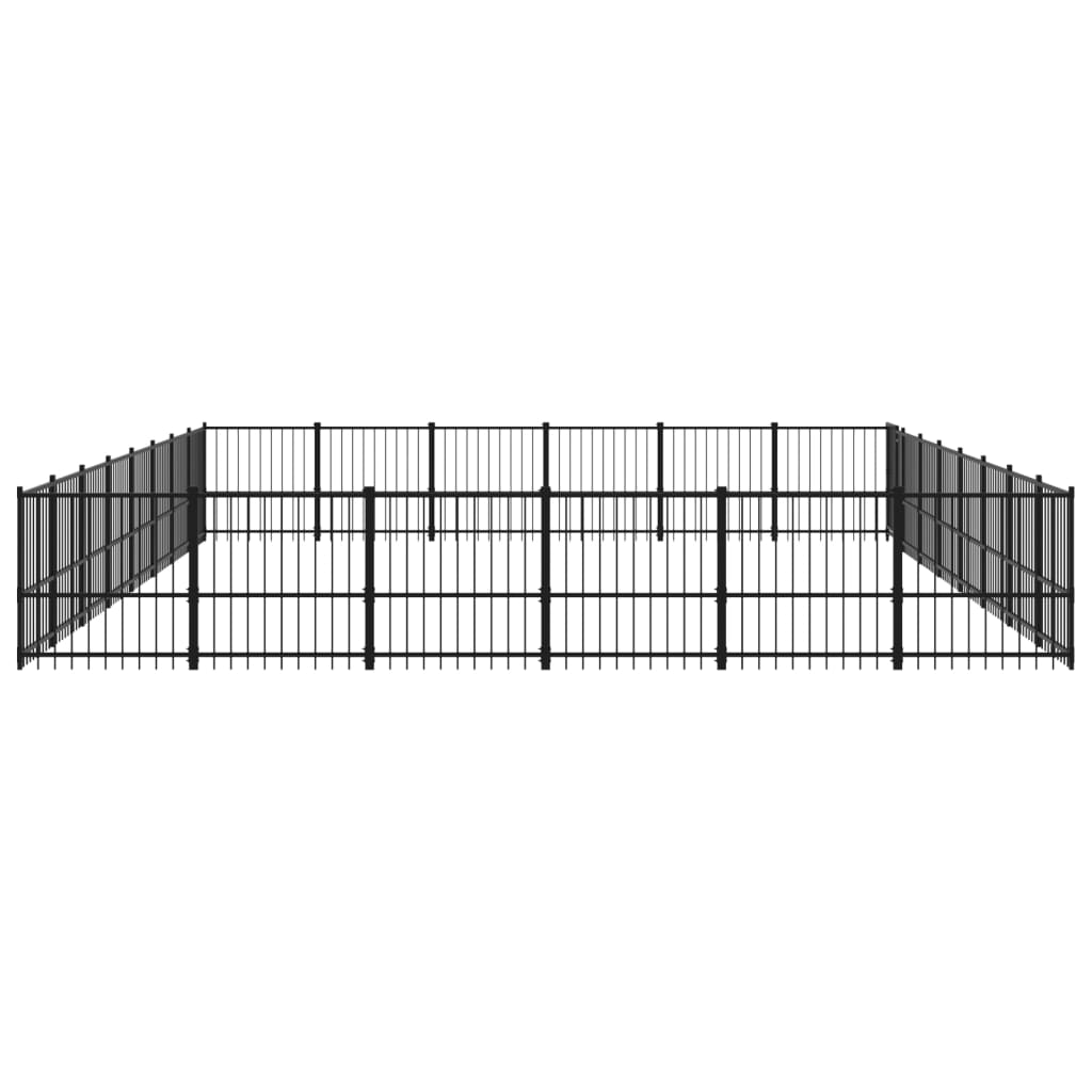 Koiran Ulkohäkki Teräs 45,16 M²