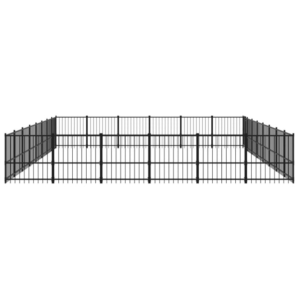 Koiran Ulkohäkki Teräs 50,81 M²