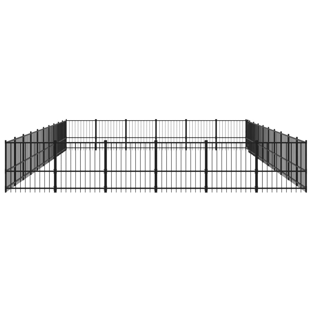 Koiran Ulkohäkki Teräs 56,45 M²