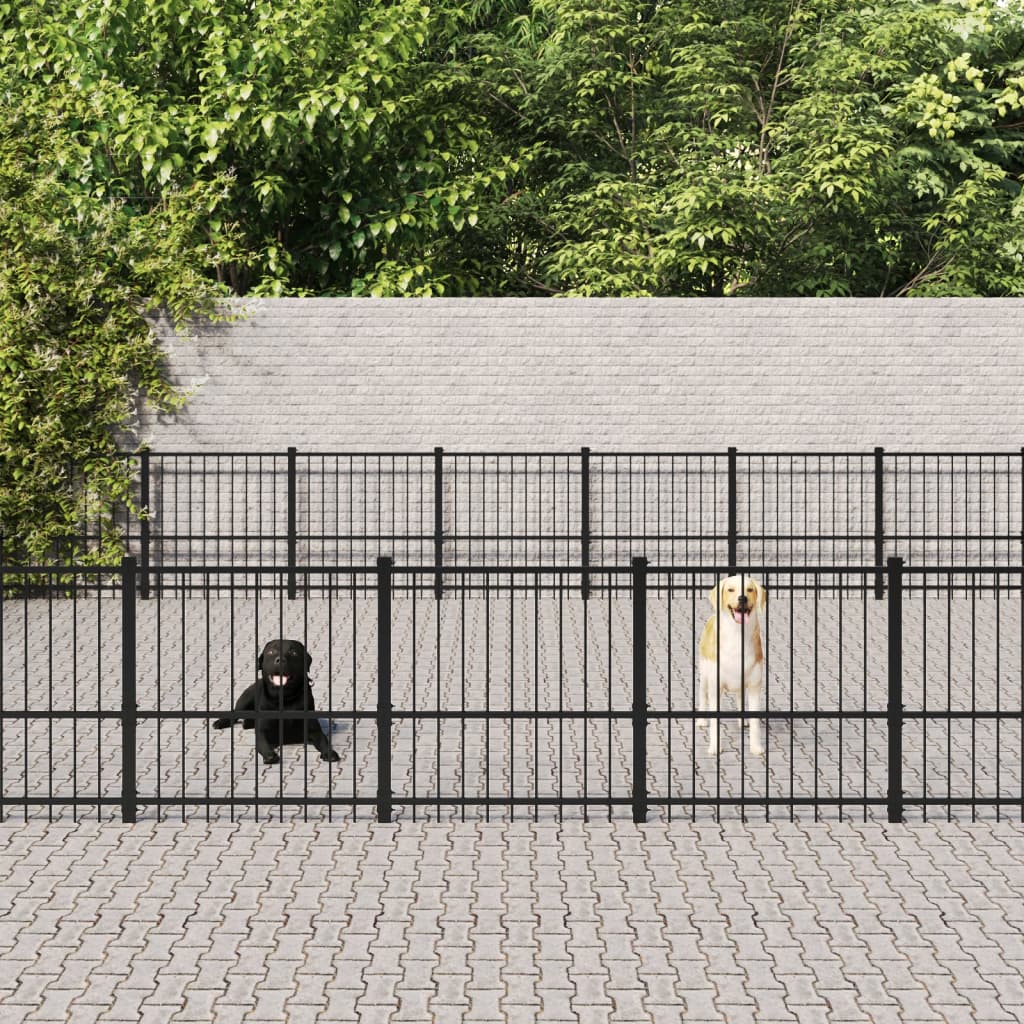 Koiran Ulkohäkki Teräs 46,1 M²