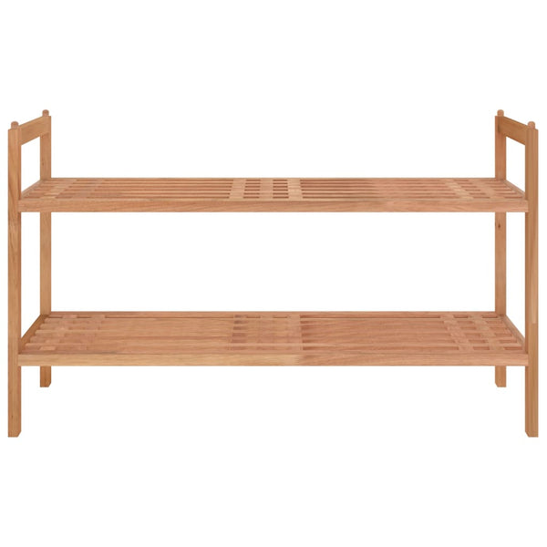 Kenkäteline 69X27X41 Cm Täysi Pähkinäpuu