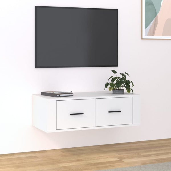 Seinä Tv-Taso 80X36X25 Cm Tekninen Puu