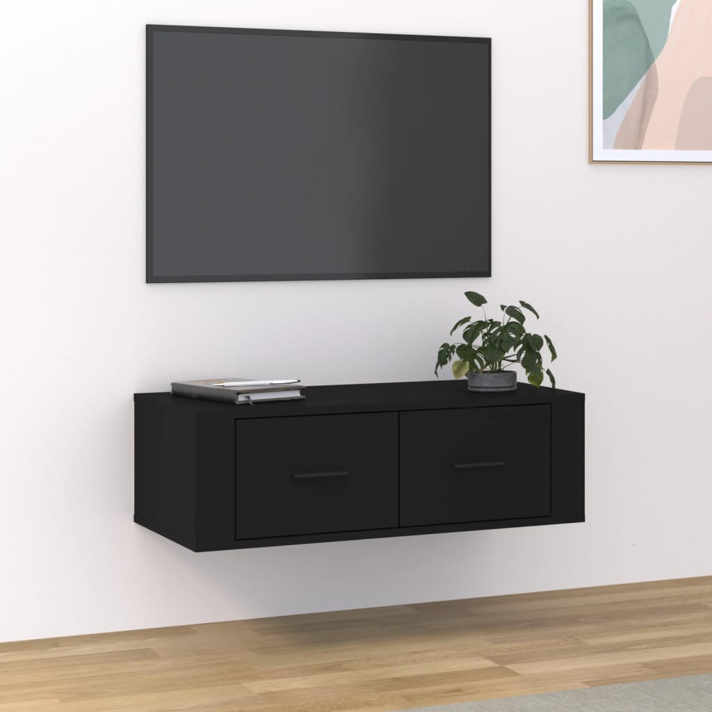 Seinä Tv-Taso 80X36X25 Cm Tekninen Puu