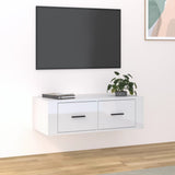 Seinä Tv-Taso 80X36X25 Cm Tekninen Puu