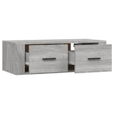 Seinä Tv-Taso 80X36X25 Cm Tekninen Puu
