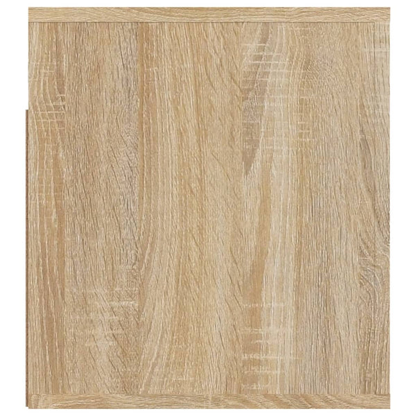 Seinäkiinnitettävät Yöpöydät 2 Kpl Sonoma-Tammi 50X36X40 Cm