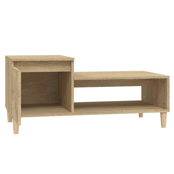 Sohvapöytä Sonoma-Tammi 100X50X45 Cm Tekninen Puu