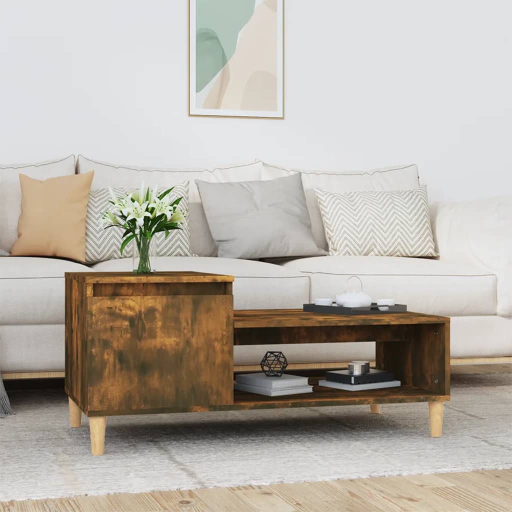 Sohvapöytä Sonoma-Tammi 100X50X45 Cm Tekninen Puu