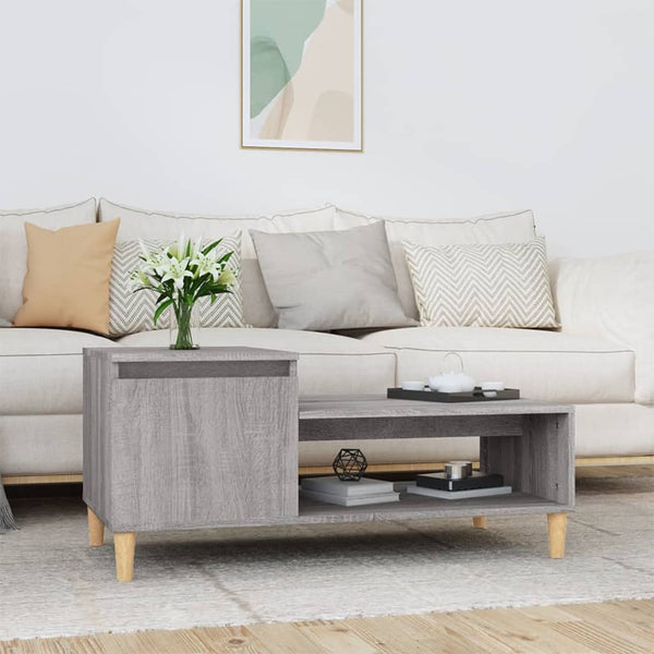 Sohvapöytä Sonoma-Tammi 100X50X45 Cm Tekninen Puu