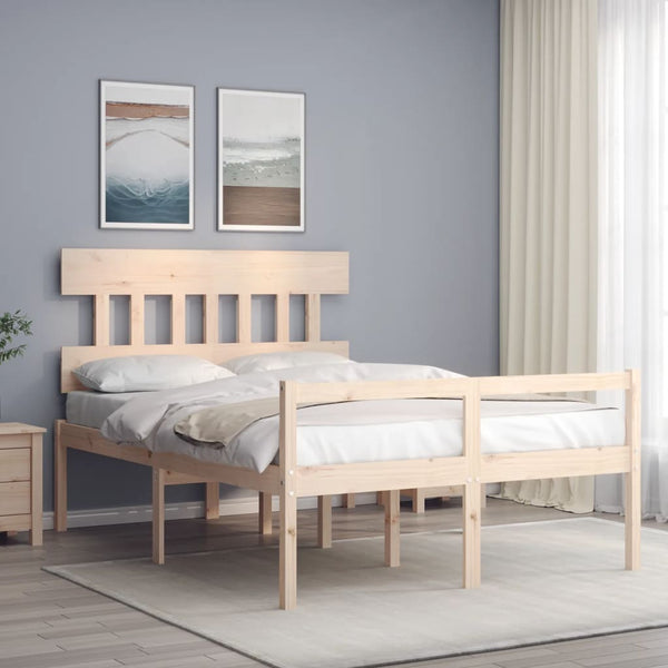 Vanhusten Sänky Päädyllä Small Double Täysi Puu