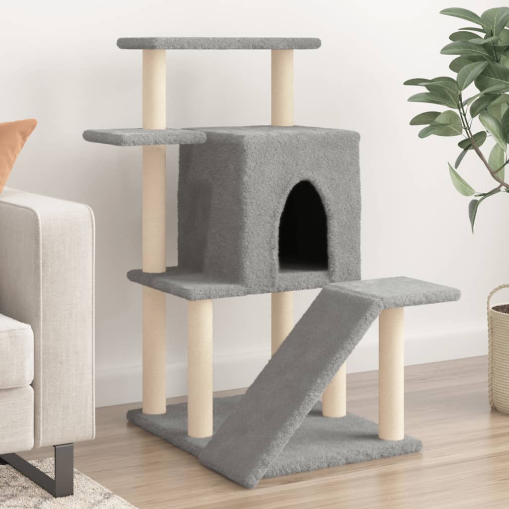 Kissan Kiipeilypuu Sisal- Raapimispylväillä 97 Cm