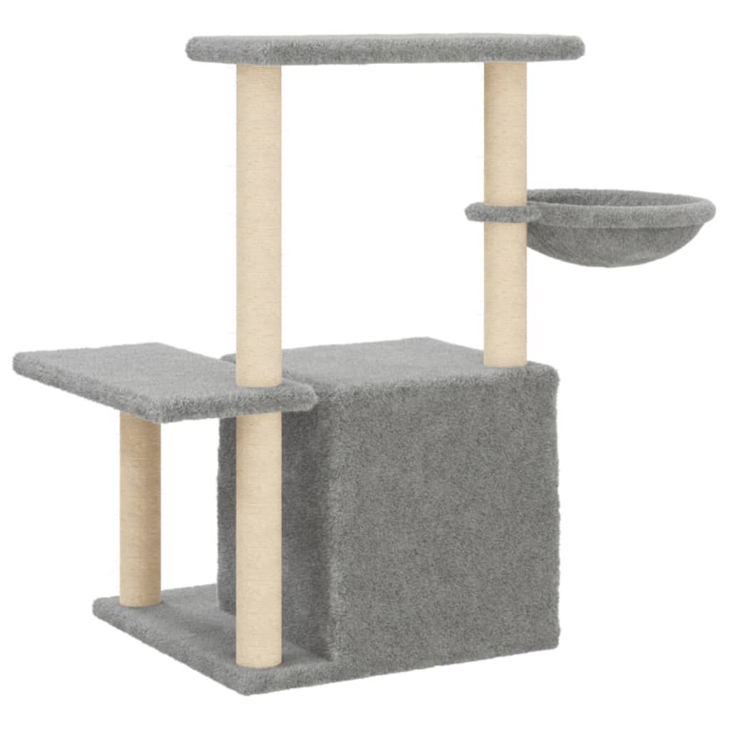 Kissan Kiipeilypuu Sisal- Raapimispylväillä 83 Cm