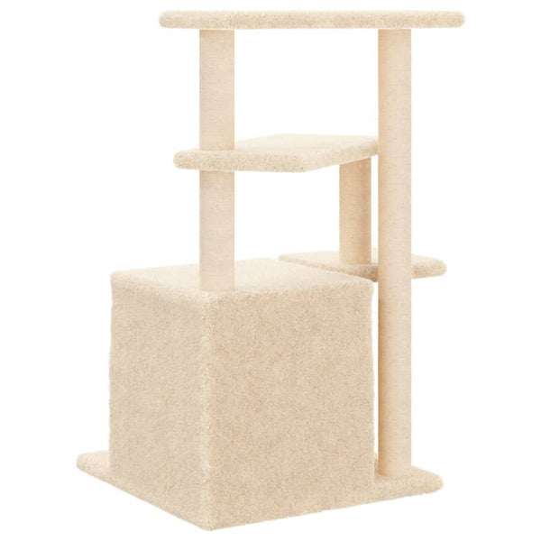 Kissan Kiipeilypuu Sisal- Raapimispylväillä 83,5 Cm