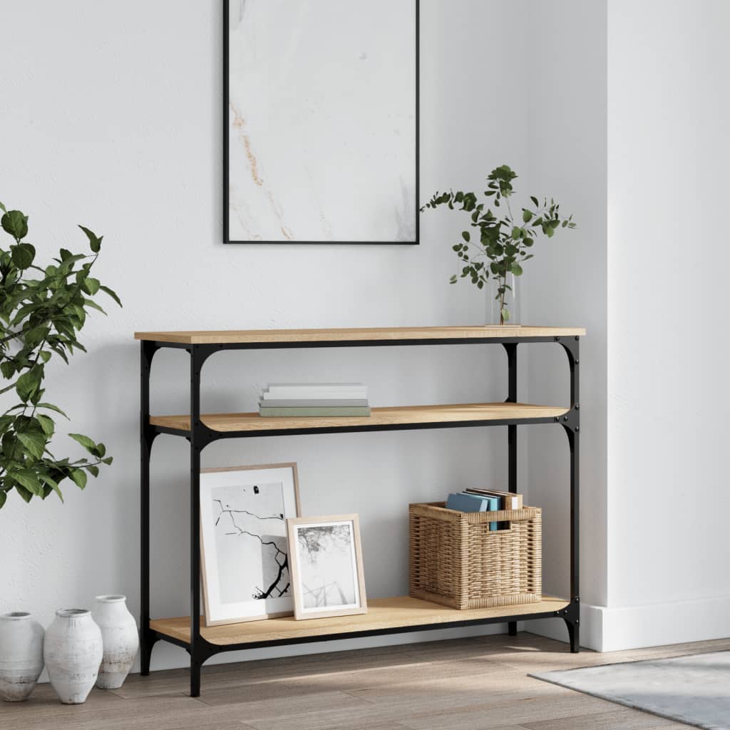 Sohvapöytä Sonoma-Tammi 100X29X75 Cm Tekninen Puu