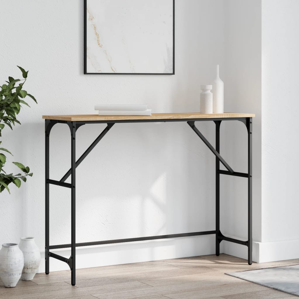 Sohvapöytä Sonoma-Tammi 100X32X75 Cm Tekninen Puu