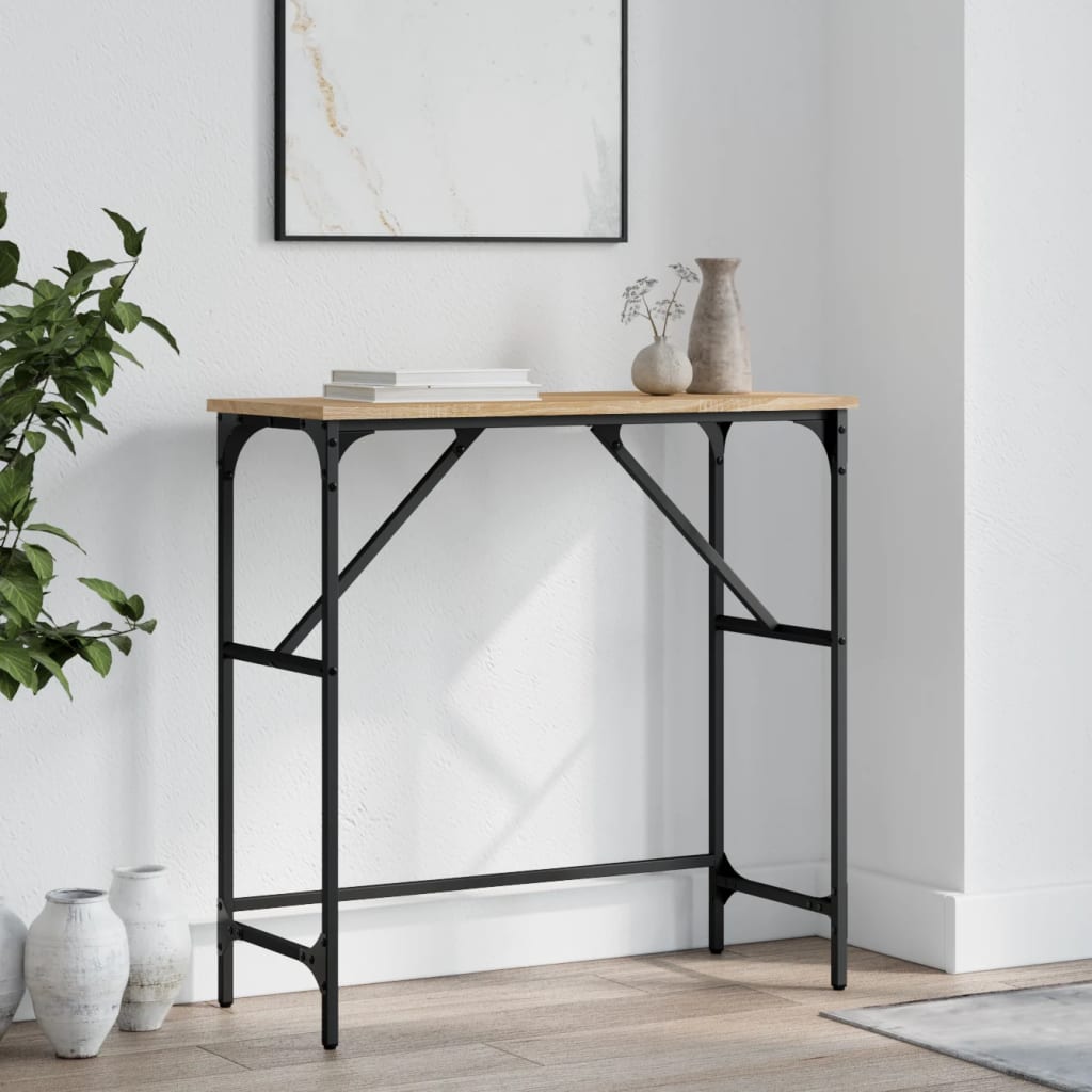 Sohvapöytä Sonoma-Tammi 100X32X75 Cm Tekninen Puu