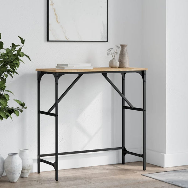 Sohvapöytä Sonoma-Tammi 100X32X75 Cm Tekninen Puu