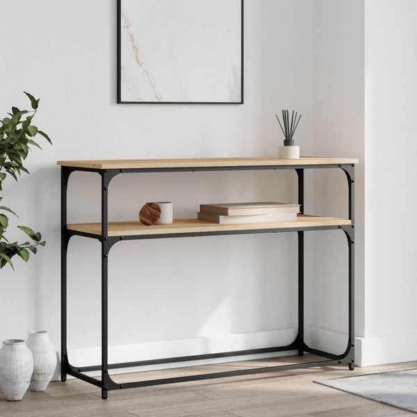 Sohvapöytä Sonoma-Tammi 100X35,5X75 Cm Tekninen Puu