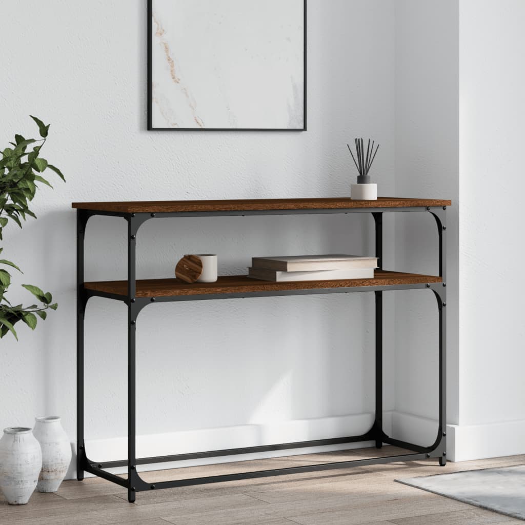 Sohvapöytä Sonoma-Tammi 100X35,5X75 Cm Tekninen Puu