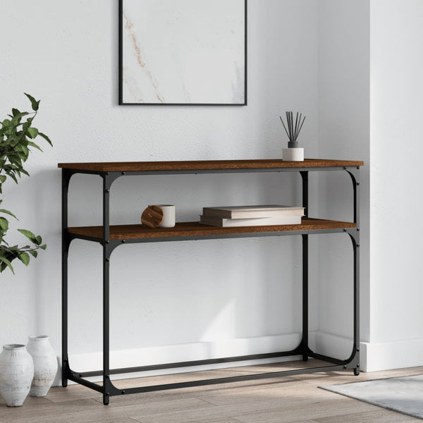 Sohvapöytä Sonoma-Tammi 100X35,5X75 Cm Tekninen Puu