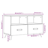 Tv-Taso 80X36X50 Cm Tekninen Puu