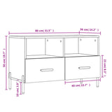 Tv-Taso 80X36X50 Cm Tekninen Puu
