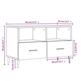 Tv-Taso 80X36X50 Cm Tekninen Puu
