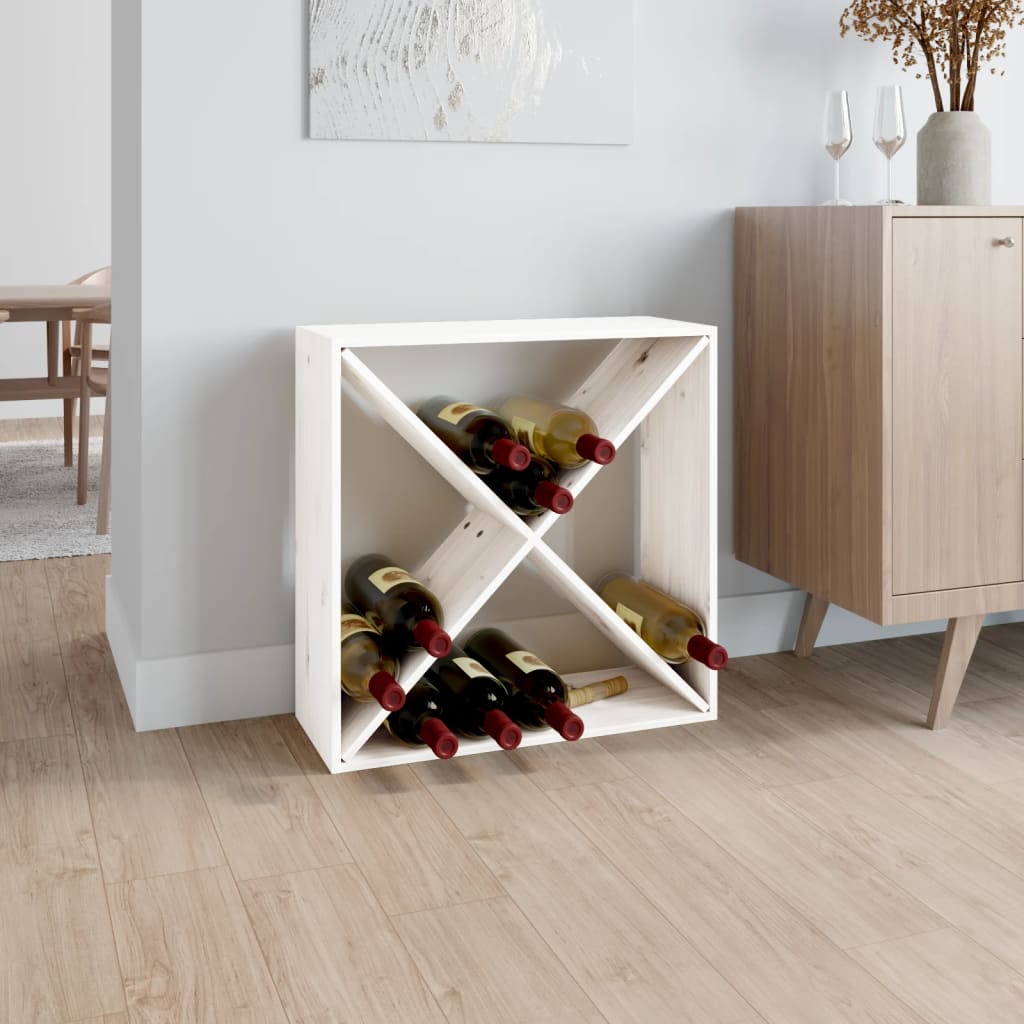 Viinikaappi 62X25X62 Cm Täysi Mänty