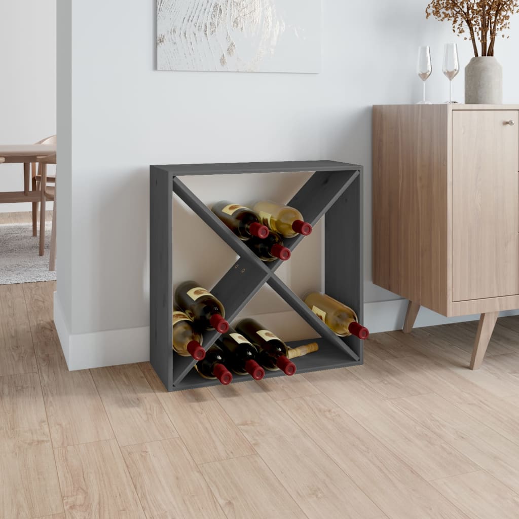 Viinikaappi 62X25X62 Cm Täysi Mänty