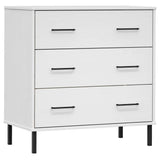 Senkki 3 Laatikolla 77X40X79,5 Cm Täyspuu Oslo