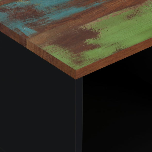 Sohvapöytä 80X50X40 Cm Kierrätetty Täyspuu Ja Tekninen Puu
