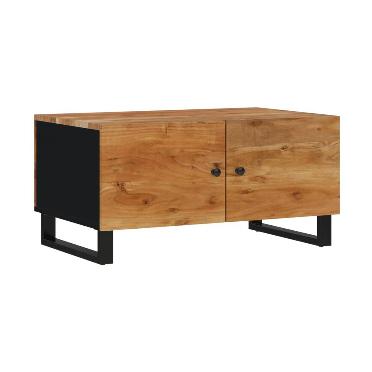 Sohvapöytä 80X50X40 Cm Täysi Akasiapuu Ja Tekninen Puu