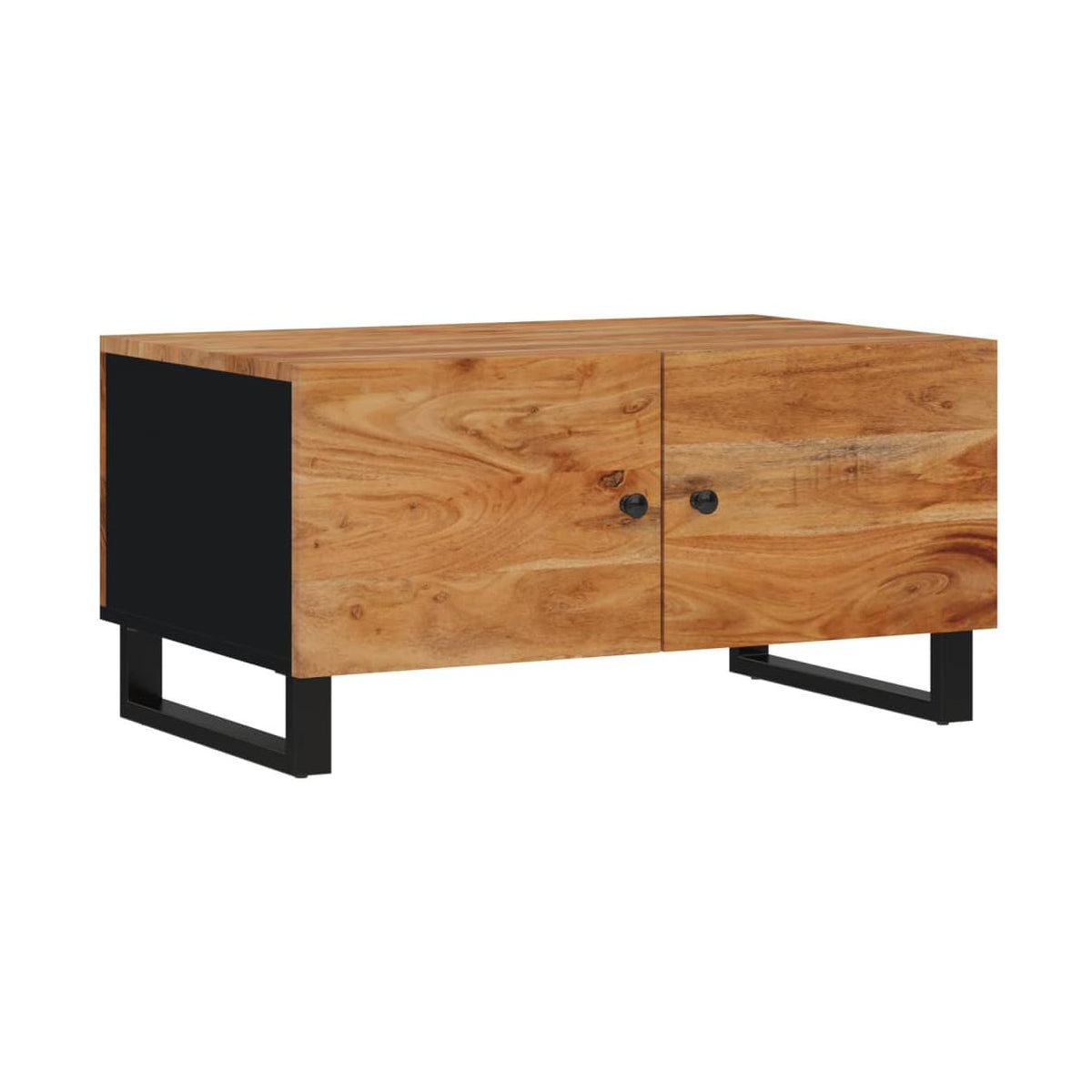 Sohvapöytä 80X50X40 Cm Täysi Akasiapuu Ja Tekninen Puu