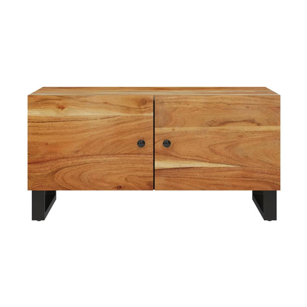 Sohvapöytä 80X50X40 Cm Täysi Akasiapuu Ja Tekninen Puu