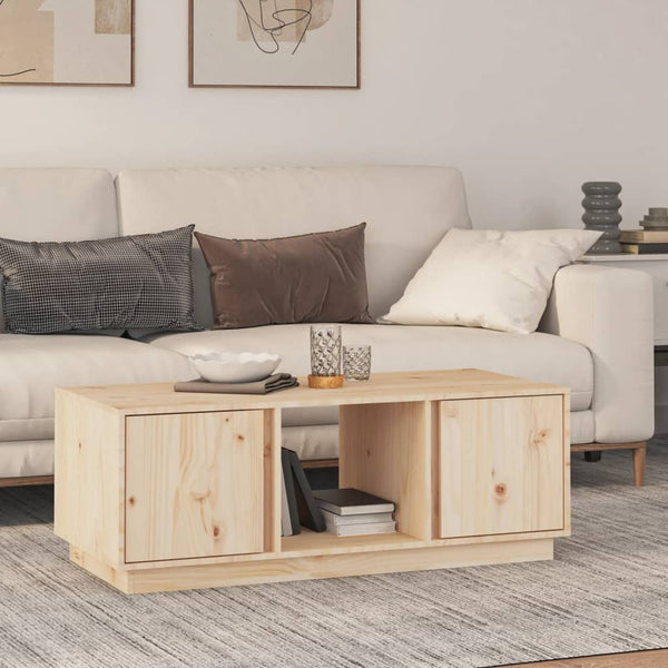 Sohvapöytä 110X50X40 Cm Täysi Mänty