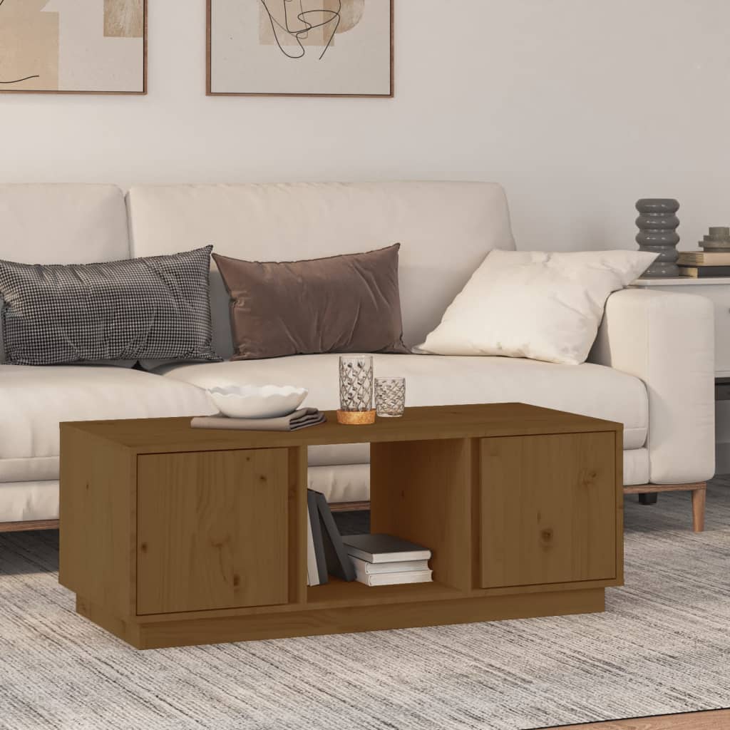 Sohvapöytä 110X50X40 Cm Täysi Mänty