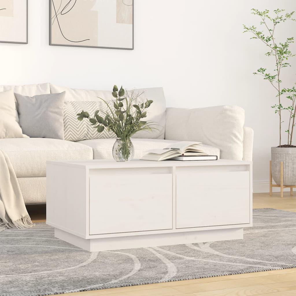 Sohvapöytä 80X50X35 Cm Täysi Mänty