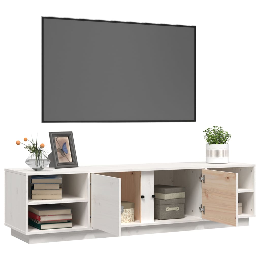 Tv-Taso 156X40X40 Cm Täysi Mänty