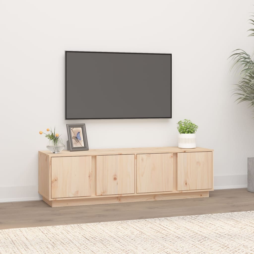 Tv-Taso 140X40X40 Cm Täysi Mänty