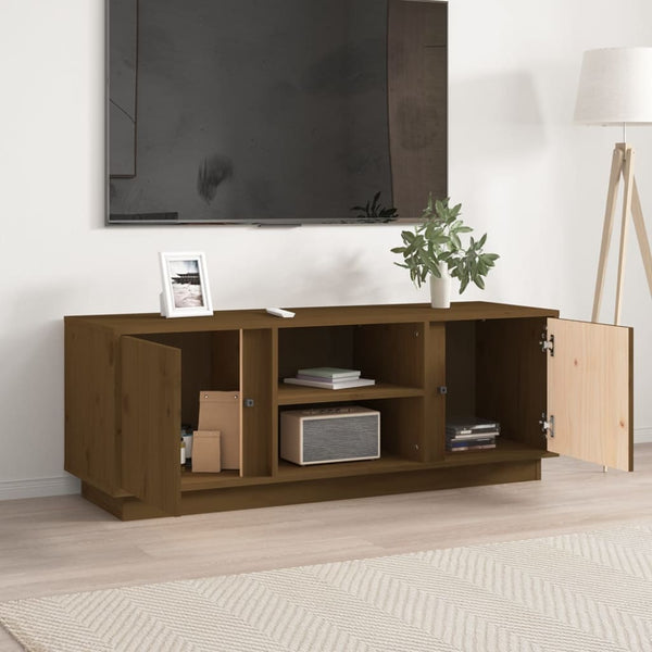 Tv-Taso 110X35X40,5 Cm Täysi Mänty