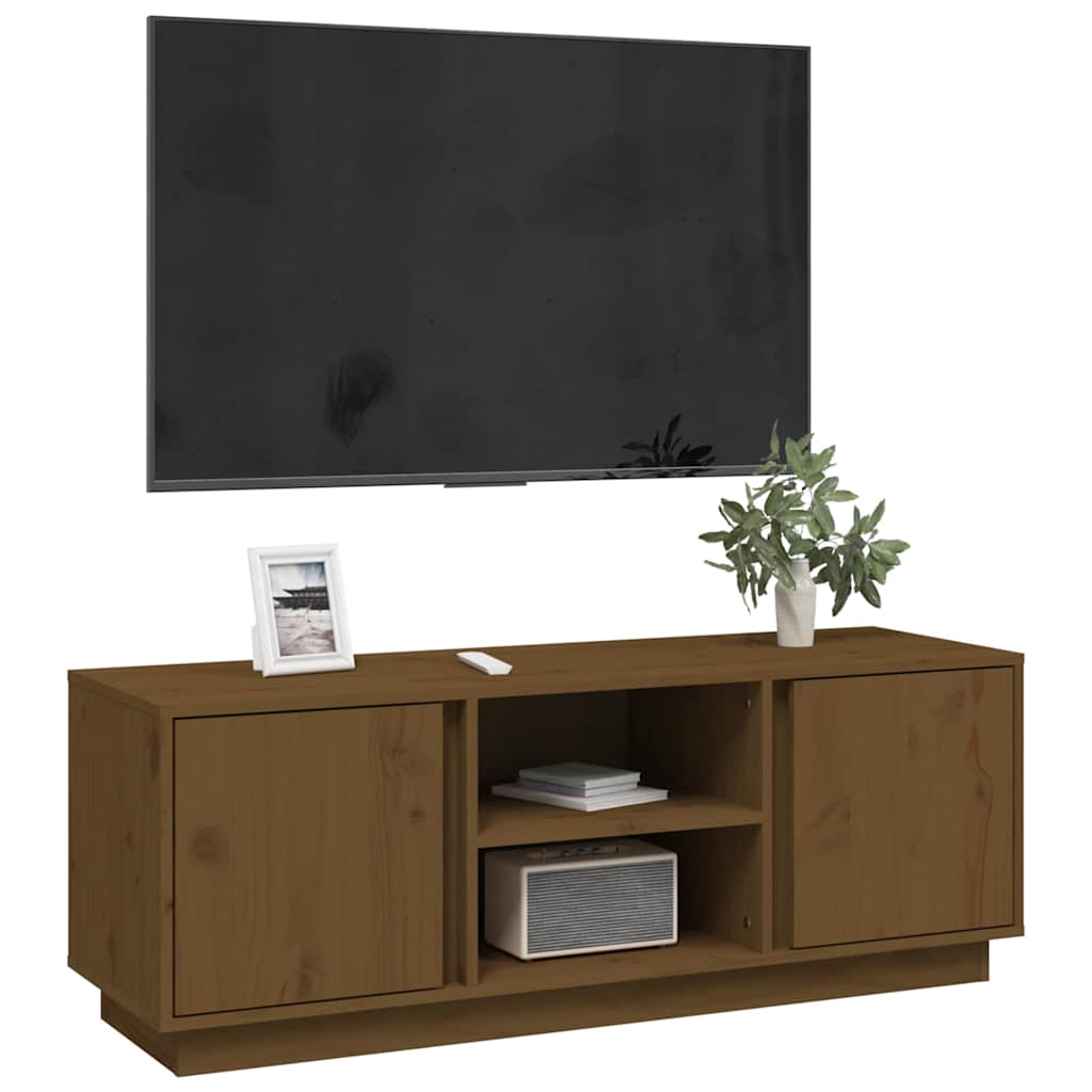 Tv-Taso 110X35X40,5 Cm Täysi Mänty