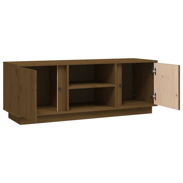 Tv-Taso 110X35X40,5 Cm Täysi Mänty