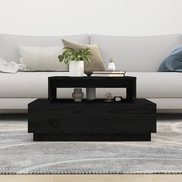 Sohvapöytä 80X55X40,5 Cm Täysi Mänty