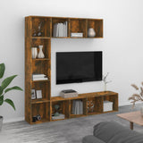 Kirjahylly 12 Tasoa 3 Kpl 36 X 30 X 143 Cm Tekninen Puu