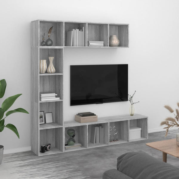 Kirjahylly 12 Tasoa 3 Kpl 36 X 30 X 143 Cm Tekninen Puu