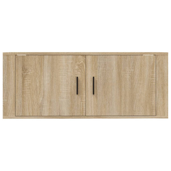 Seinäkiinnitettävä Tv-Taso Sonoma-Tammi 100X34,5X40 Cm